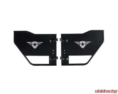 Combat Off Road Tube Doors Rear Pair Jeep Gladiator 2020-2023 - 35-1049
